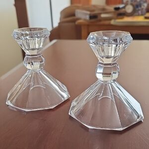 Elegant Crystal Candle Holders
